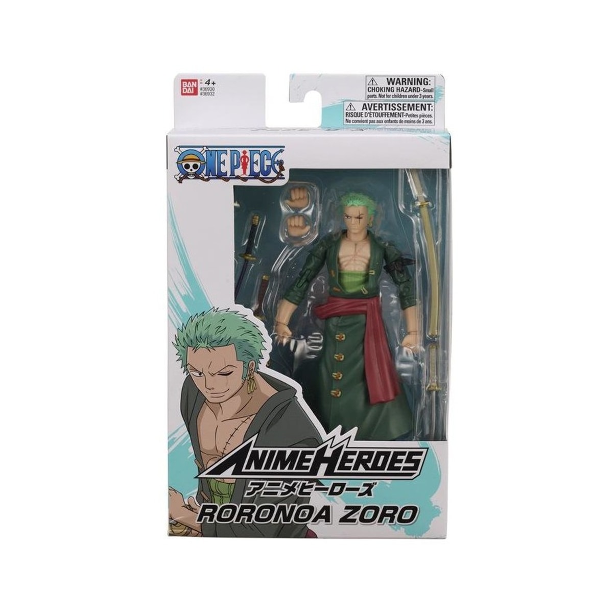 Anime Heroes Roronoa Zoro Action Figure