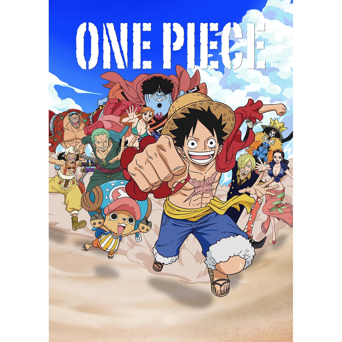 Displate One Piece Straw Hat Crew Metal Poster